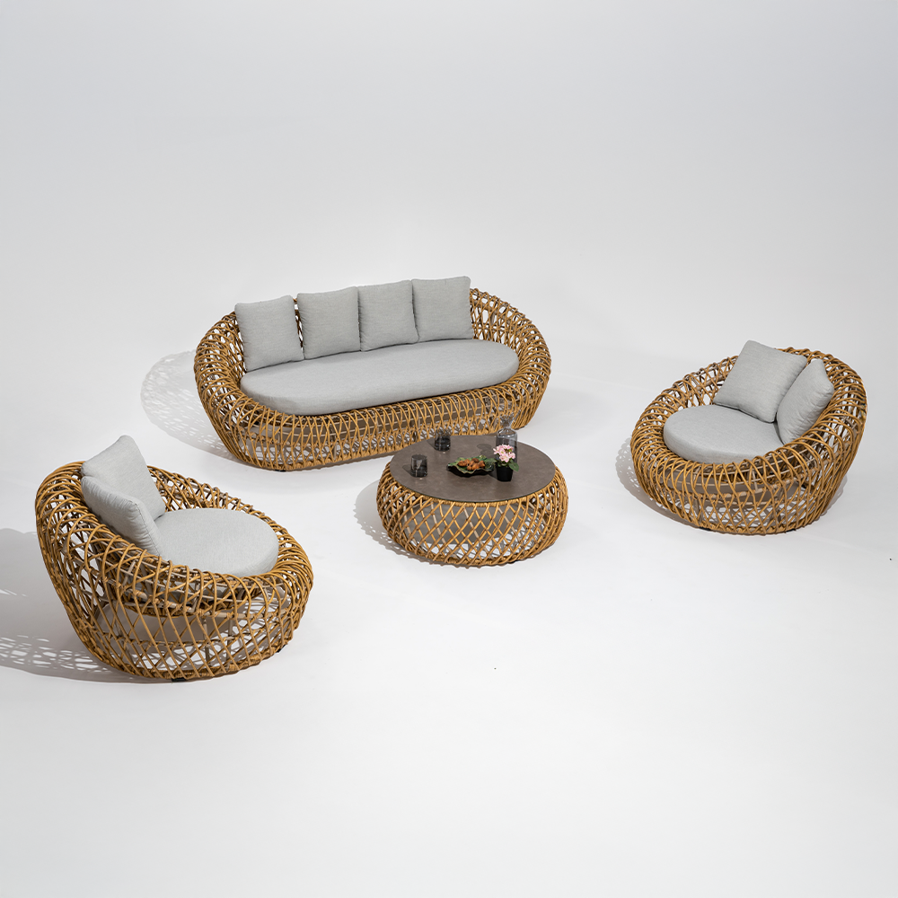 Zestaw wypoczynkowy Capri Terasso – sofa i stolik ogrodowy