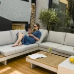 Portofino - zdjęcie aranżacyjne zestawu ogrodowego, wariant beige